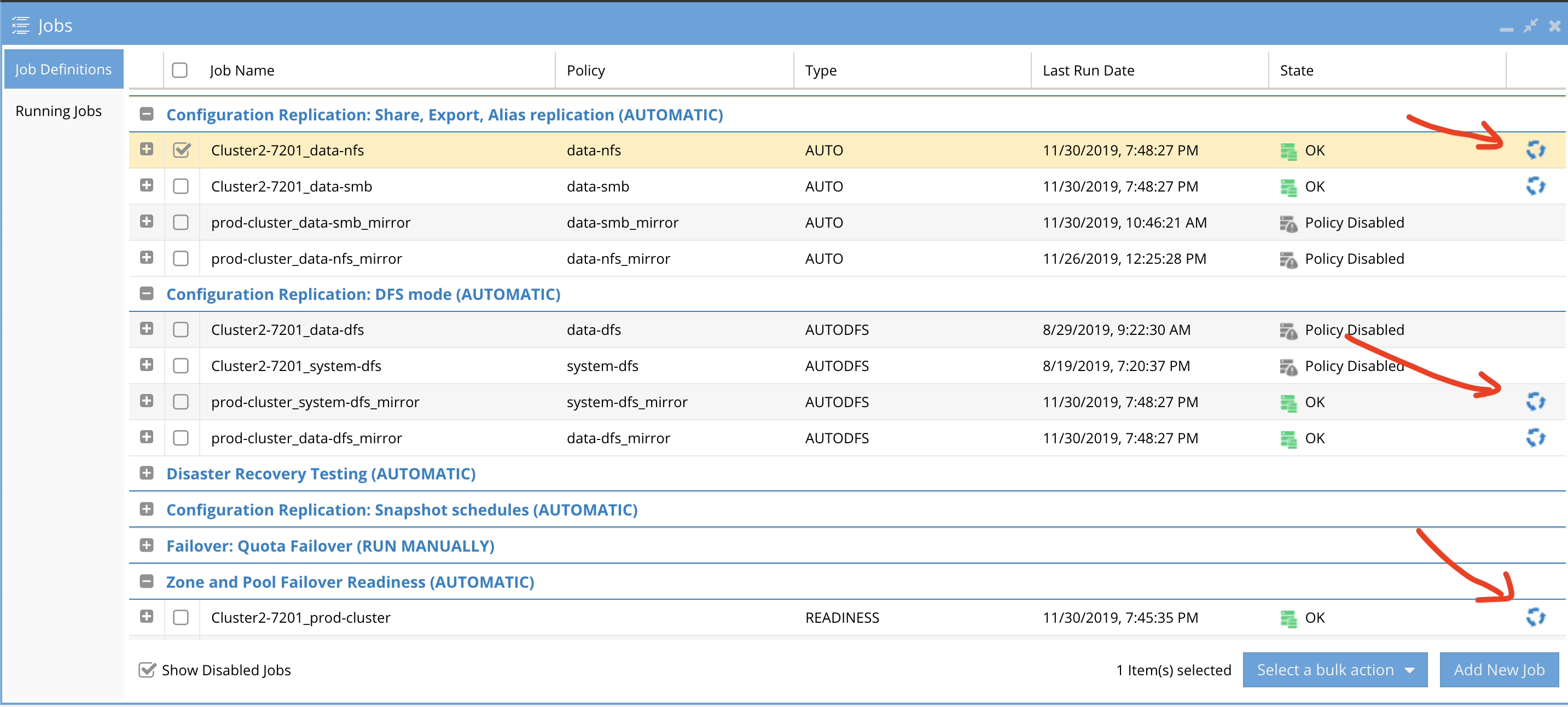 Manage Eyeglass Jobs